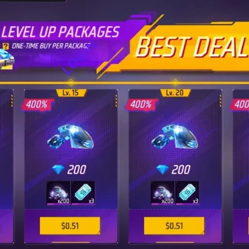 New Level up Packages